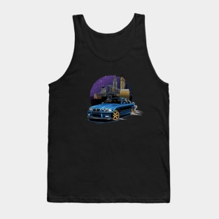 M3 E36 Illustration New York City Night Skyline Tank Top